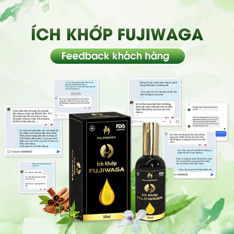 3. KHÁCH HÀNG NÓI GÌ VỀ ÍCH KHỚP FUJIWAGA?