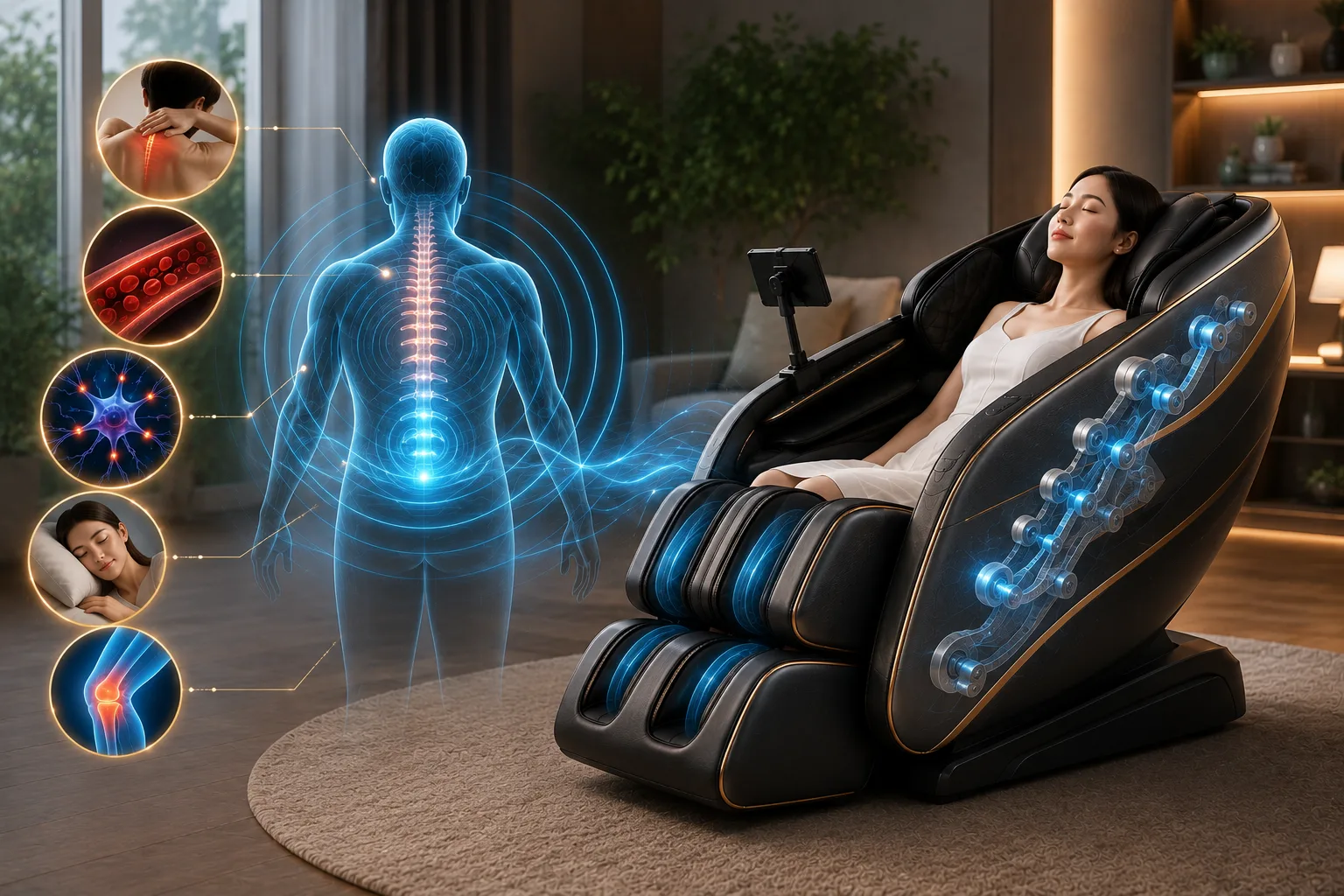 Ghế Massage Công Nghệ Sóng Âm Tốt