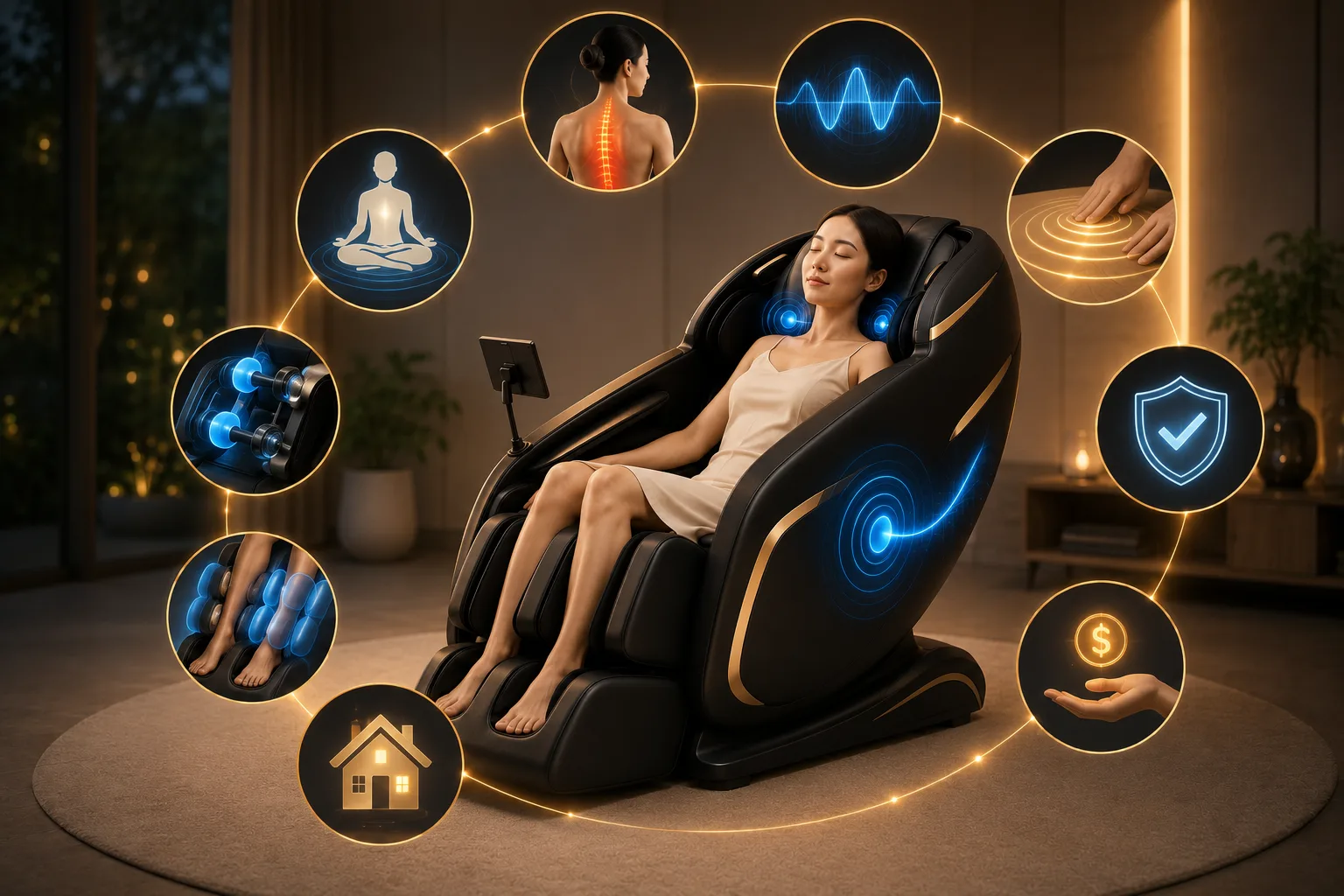 Ghế Massage Công Nghệ Sóng Âm