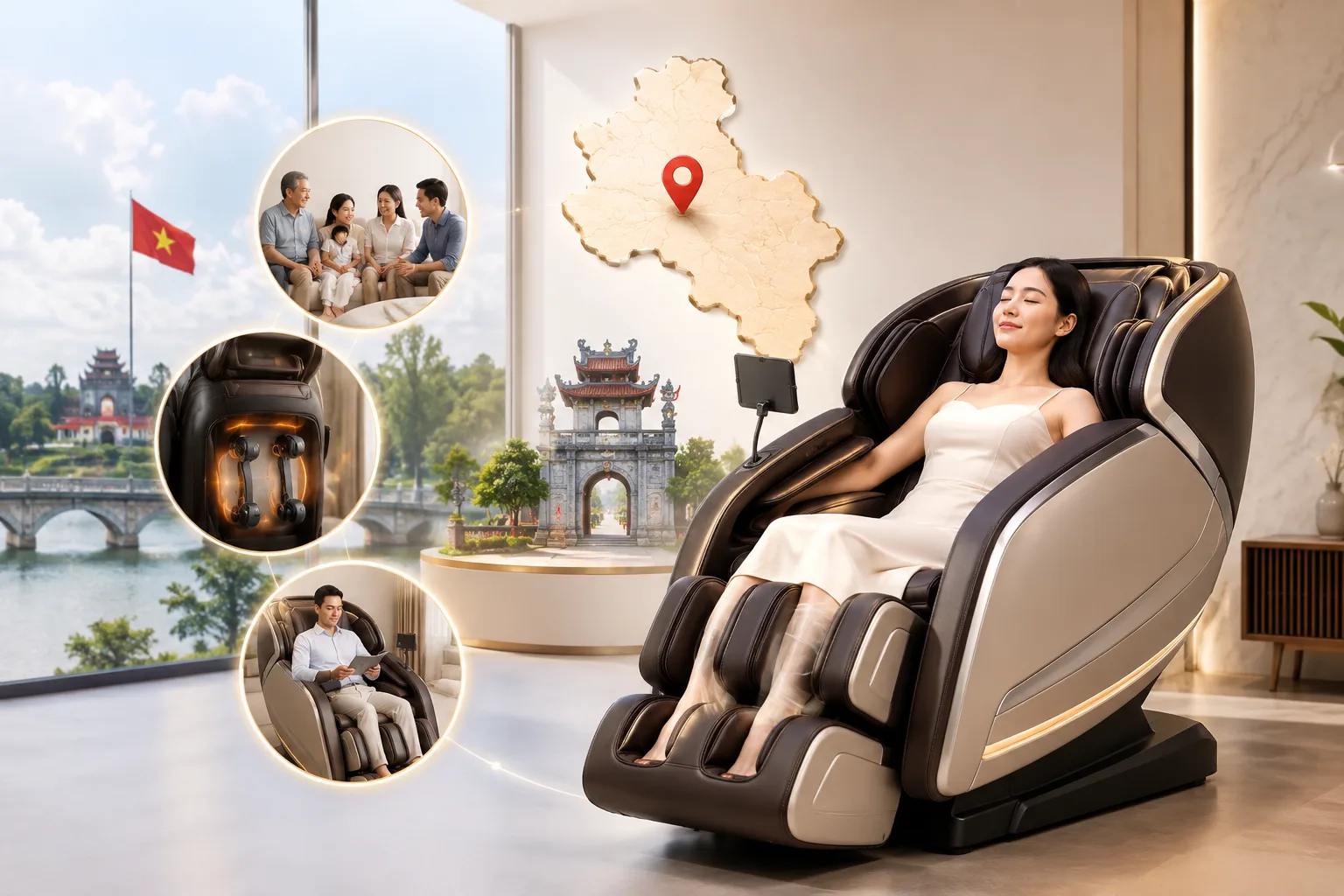 Ghế Massage Phú Thọ