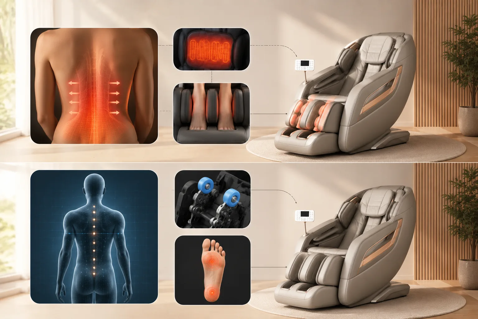 Ghế Massage Giúp Lưu Thông Máu