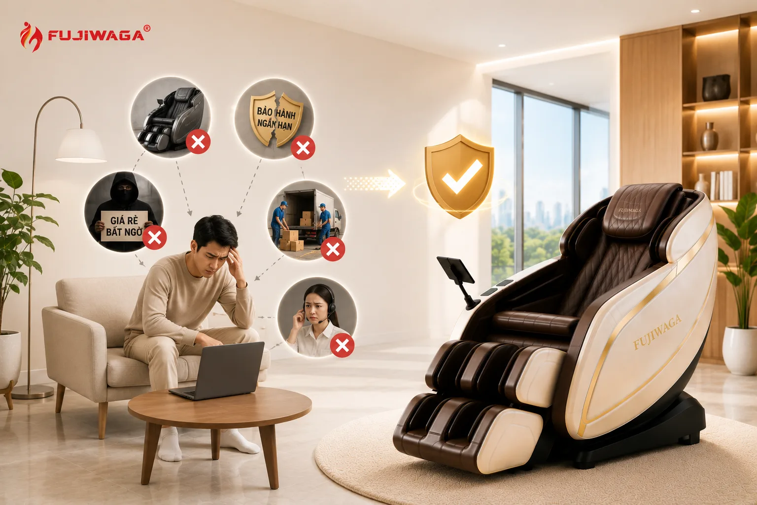 Ghế Massage Vĩnh Phúc