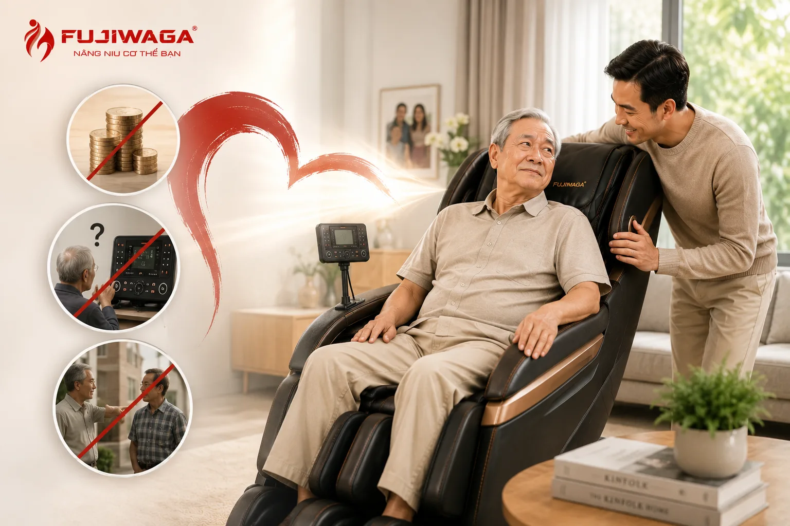 Mua Ghế Massage Tặng Bố Mẹ