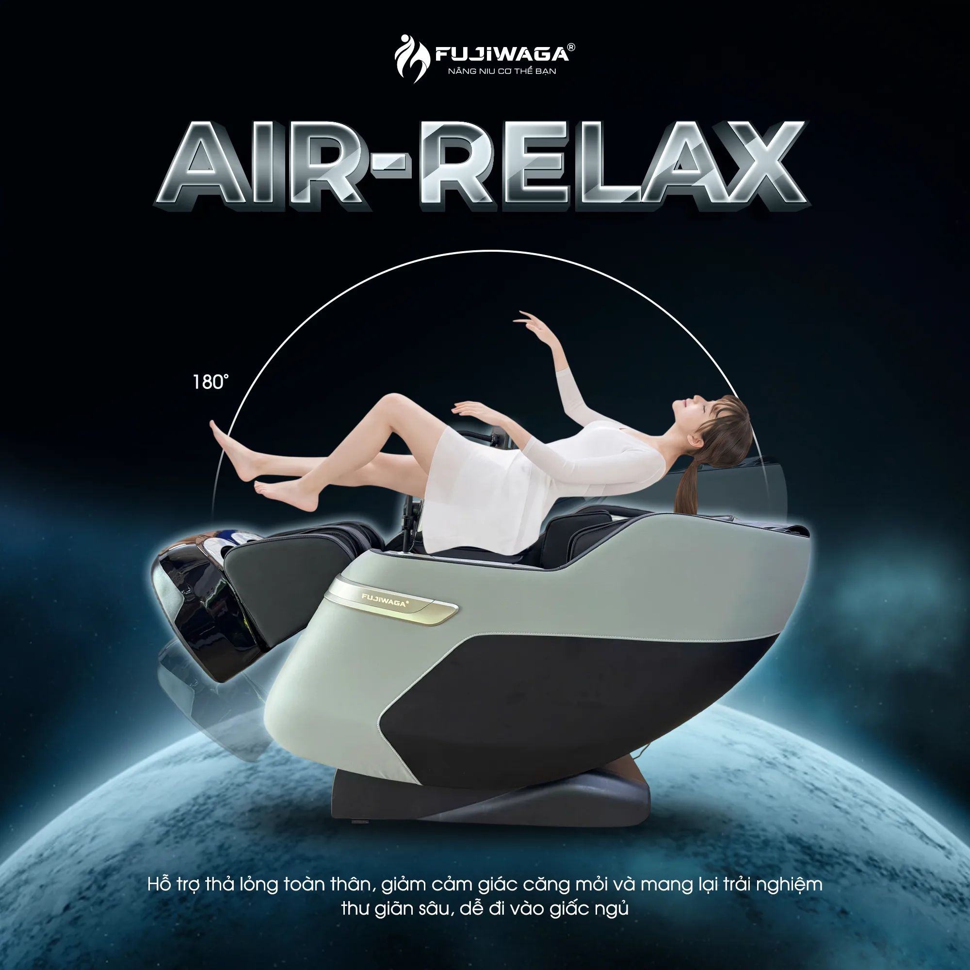3. Công nghệ Air-Relax – Tư thế thư giãn sâu