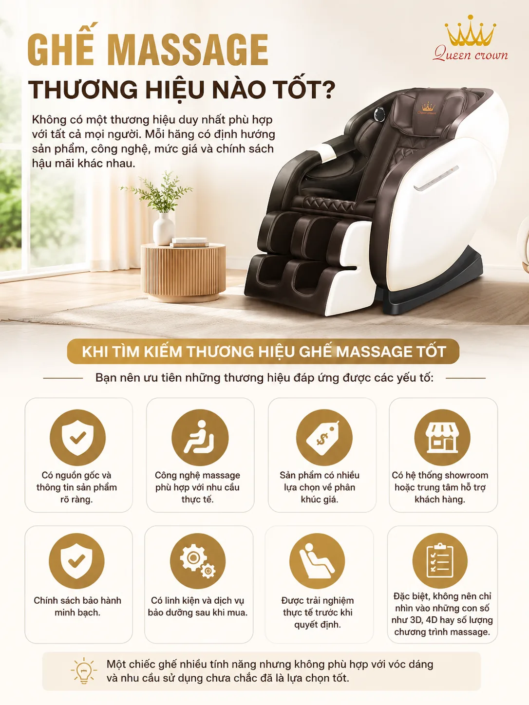 Ghế massage thương hiệu nào tốt