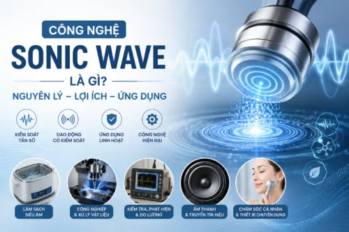 công nghệ sóng âm sonic wave