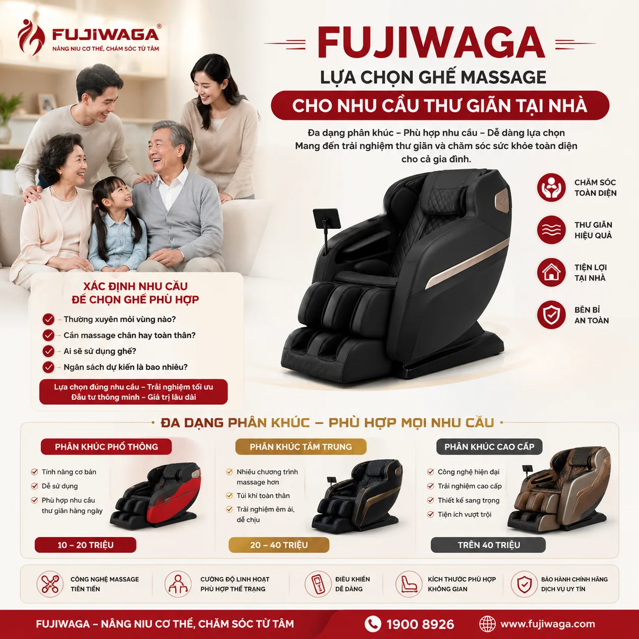 ghế massage dành cho người già