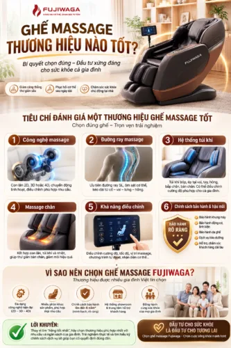Ghế massage thương hiệu nào tốt
