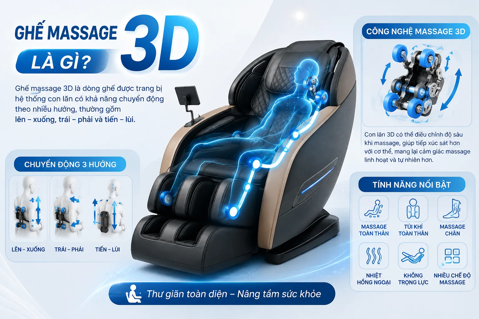 Ghế massage 3D