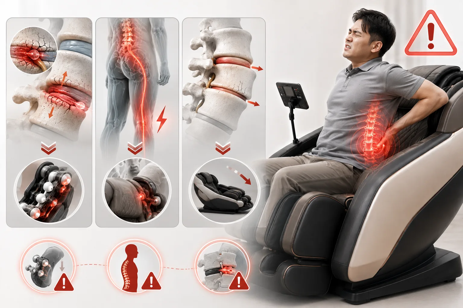 Ghế Massage Chữa Thoát Vị Đĩa Đệm