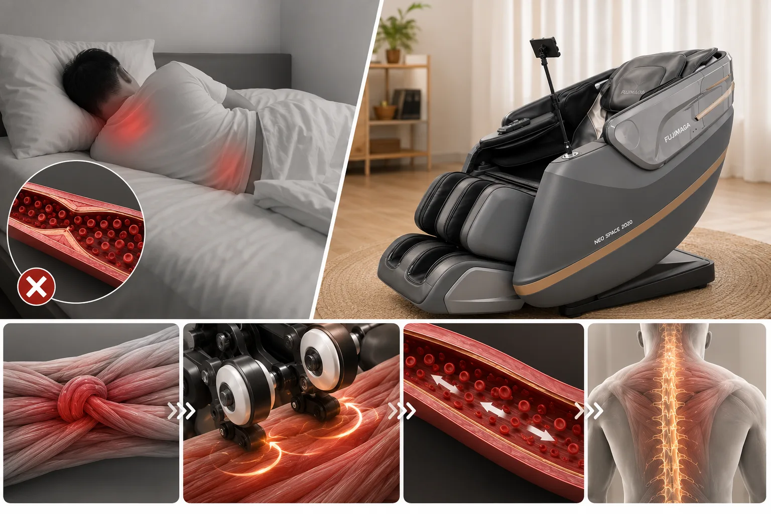 Vai Trò Của Ghế Massage Thư Giãn