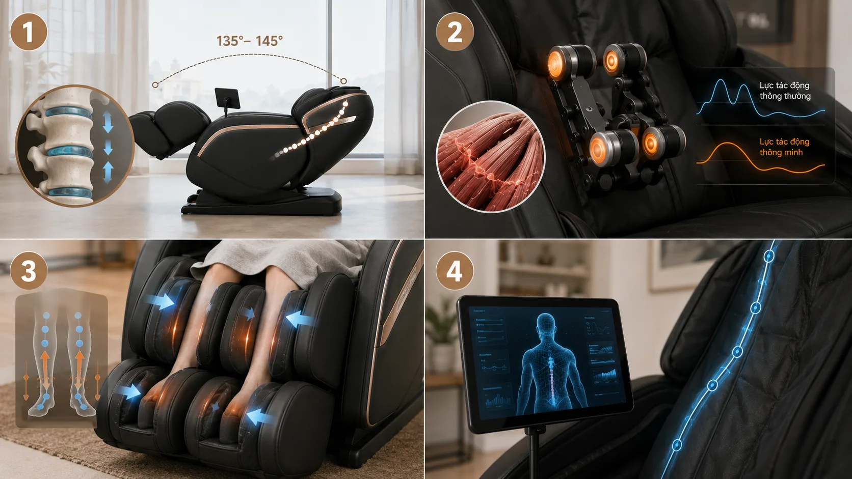  Ghế Massage Cao Cấp