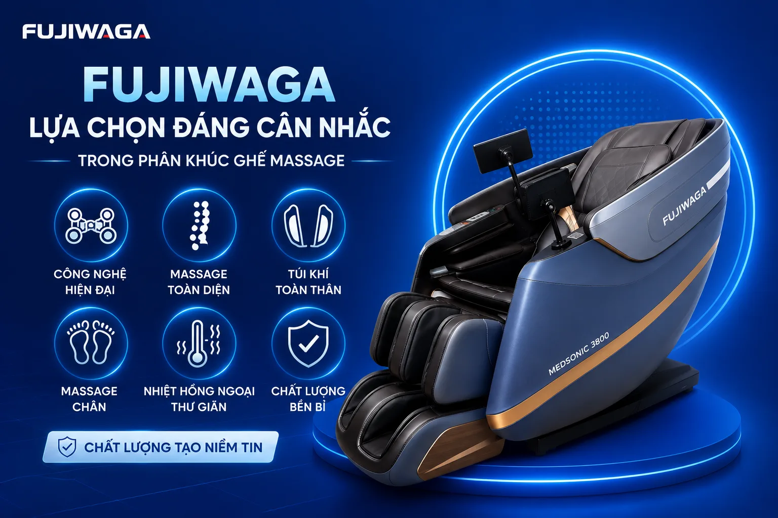 các hãng ghế massage