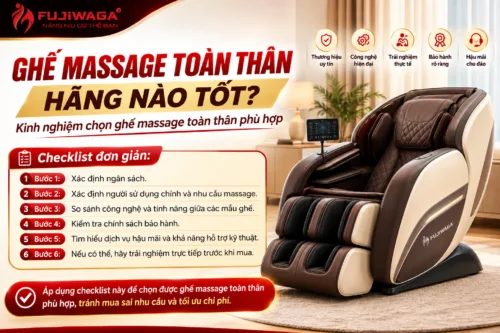 Ghế Massage Toàn Thân Hãng Nào Tốt
