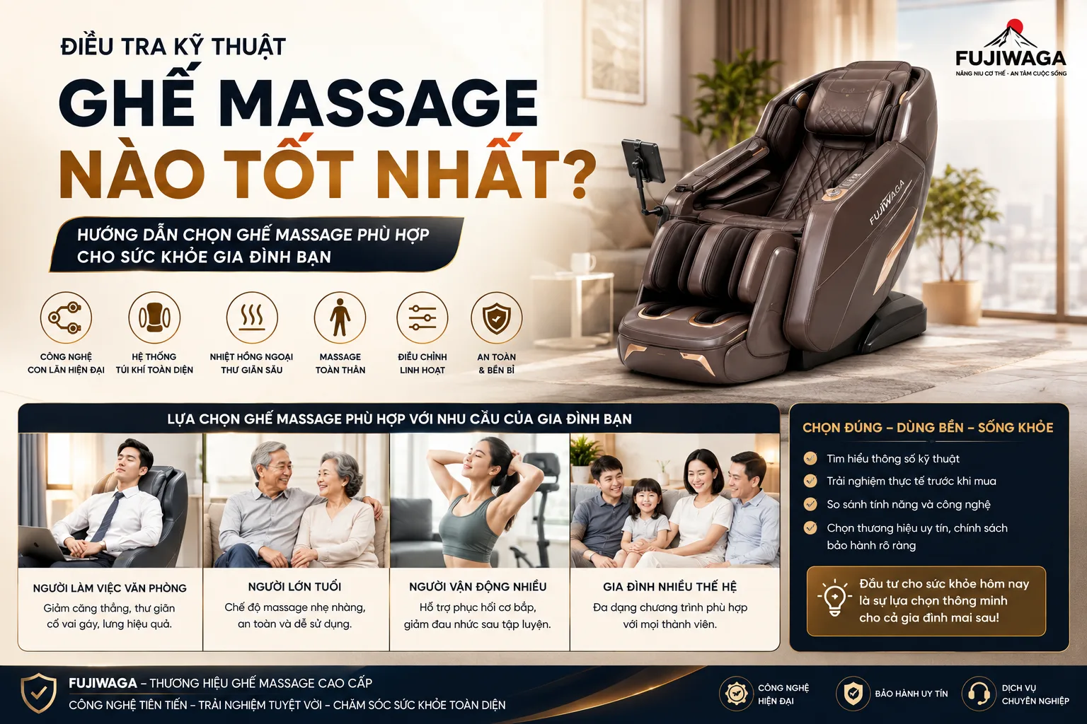 ghế massage nào tốt nhất
