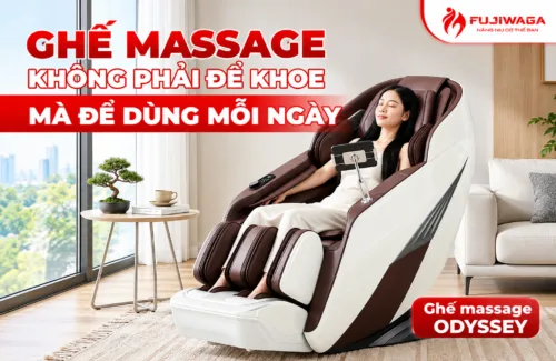 Ghế Massage Không Phải Để Khoe Mà Để Dùng Mỗi Ngày