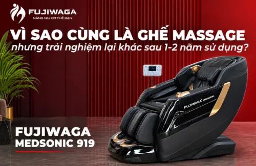 Vì sao cùng là ghế massage nhưng trải nghiệm lại khác nhau 1-2 năm sử dụng