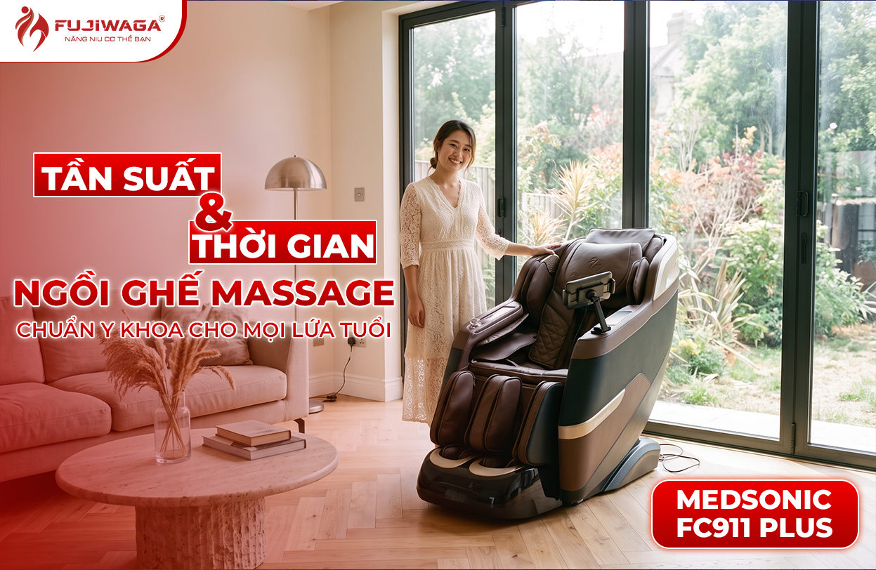 thời gian ngồi ghế massage